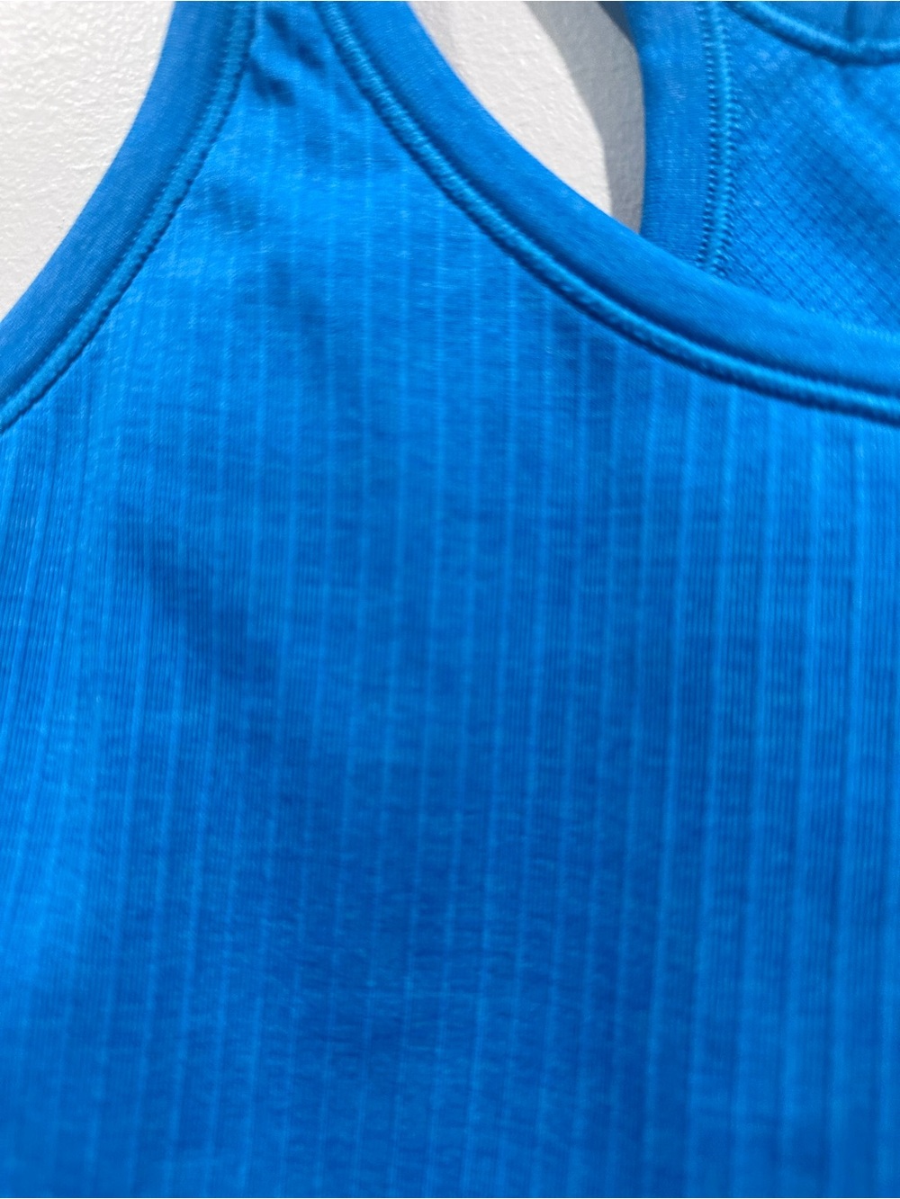 lululemon athletica Bright Blue Ribbed Tank with Racerback ebb to the street - Picture 2 of 3